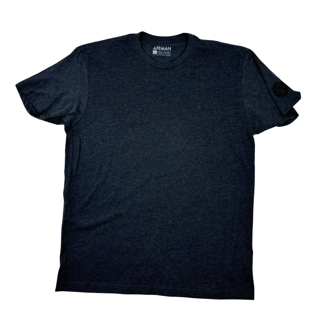 APEMAN PRIMARY CHARCOAL TEE - Apeman Strong Apeman Strong