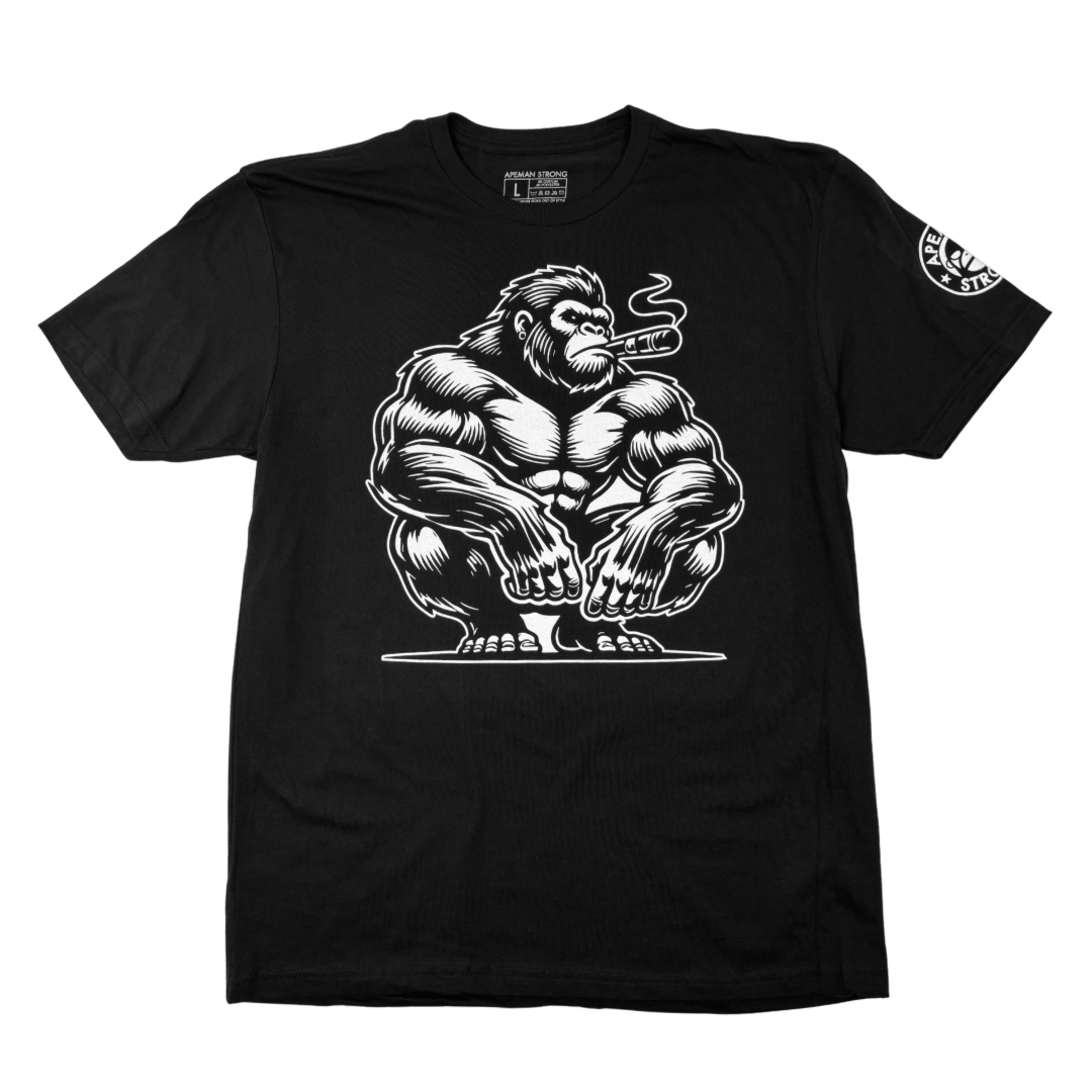 CAMISETA NEGRA APEMAN ALPHA