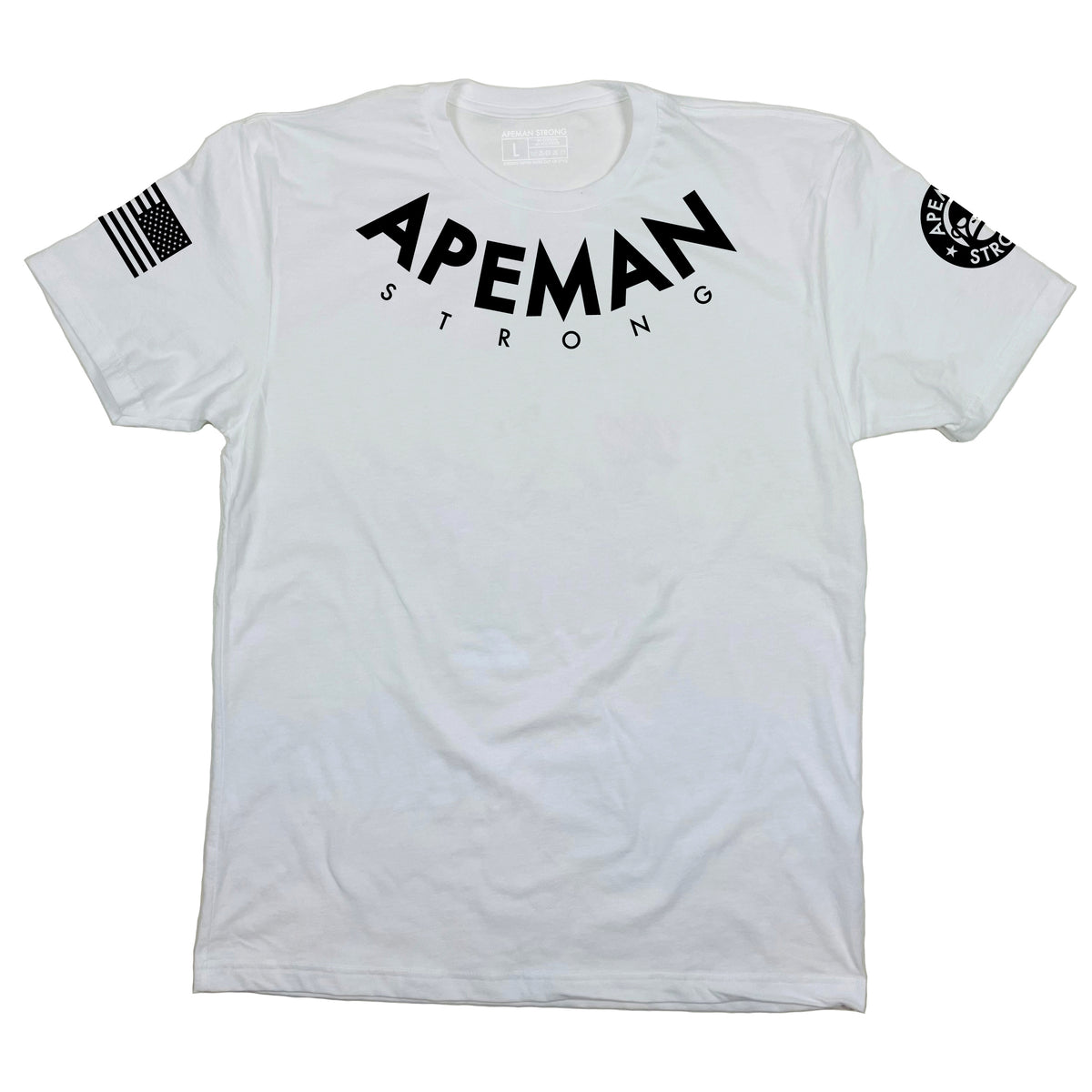 WHITE COMPETITION TEE