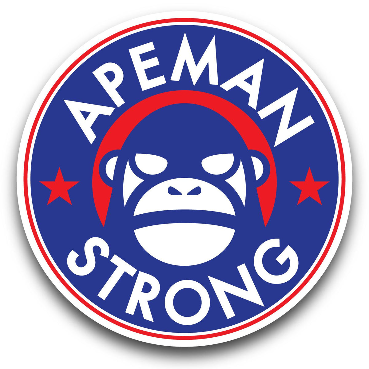 APEMAN STICKER - Apeman Strong Apeman Strong