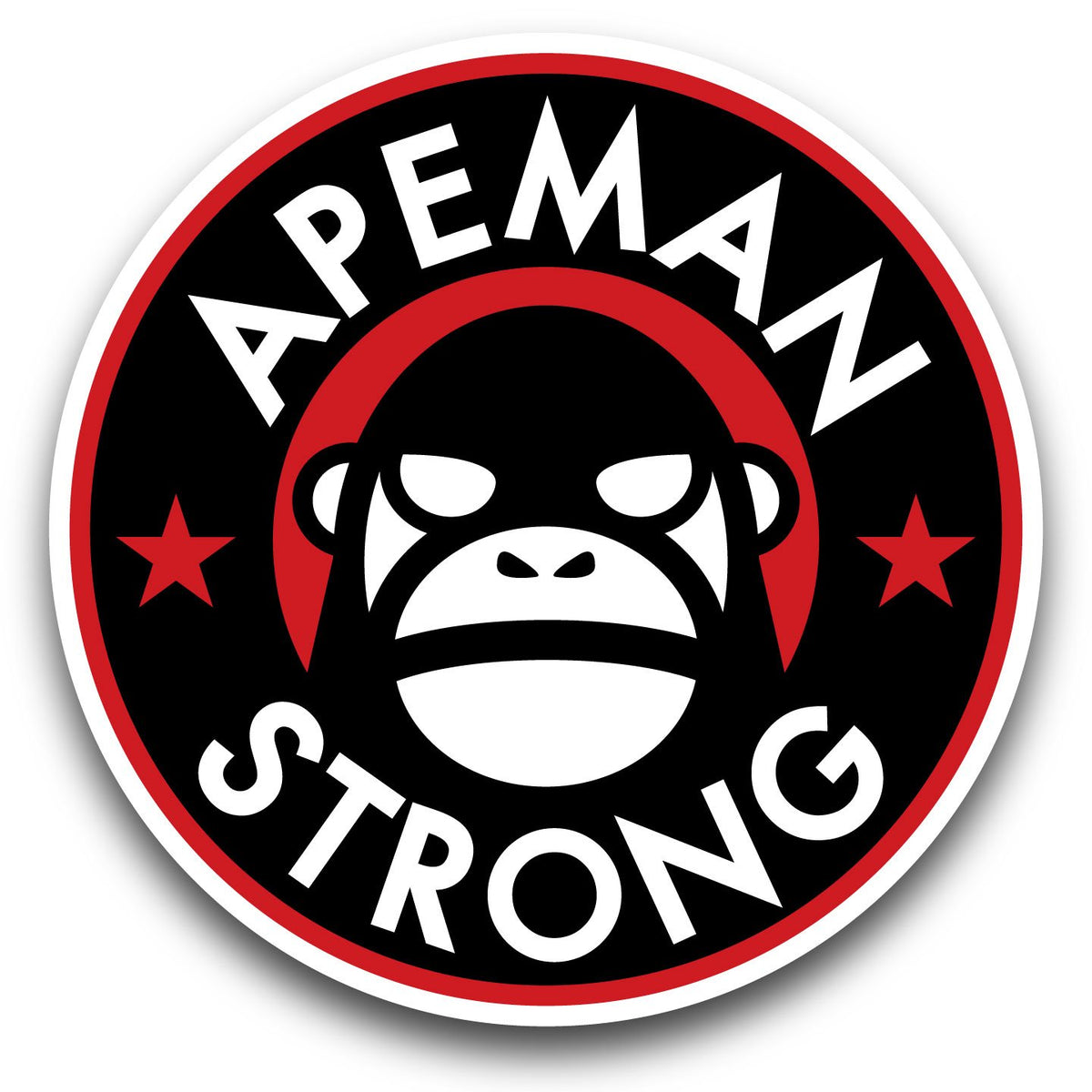 APEMAN STICKER - Apeman Strong Apeman Strong