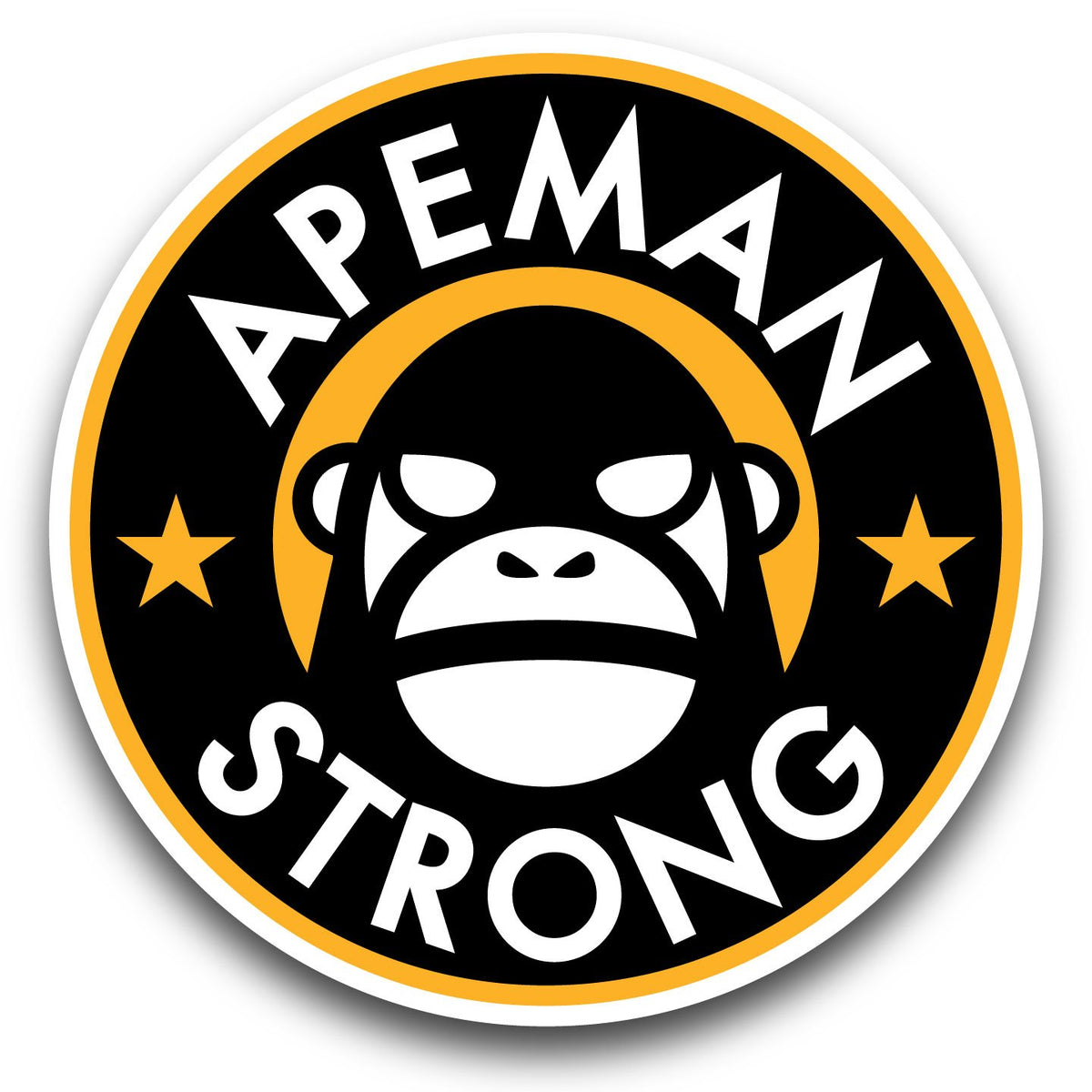 APEMAN STICKER - Apeman Strong Apeman Strong