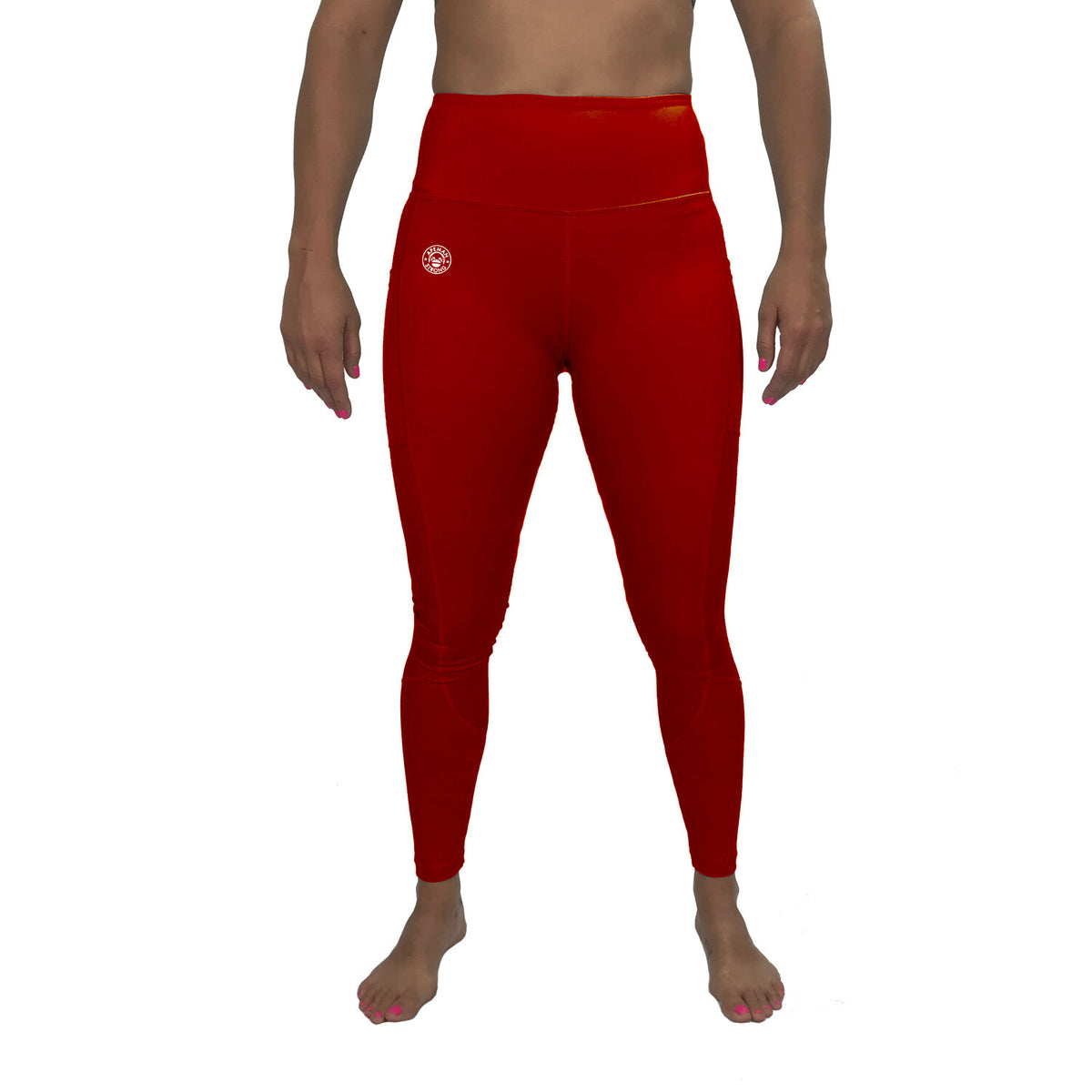 WOMEN'S CRIMSON HIGH-RISE TIGHTS - Apeman Strong Apeman Strong