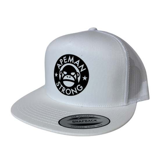 WHITE TRUCKER HAT