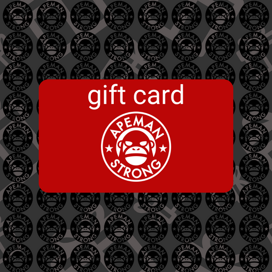 APEMAN STRONG GIFT CARD - Apeman Strong Apeman Strong